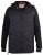 D555 Thorpe Hooded Quilted Jacket With Fleece Sleeves And Removable Fleece Hood - Jassen - Grote Maten Herenjassen