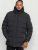 D555 Grove Quilted Parka Jacket Black - Jassen - Grote Maten Herenjassen