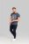 D555 Brandon Sweatpants with Tapered leg Navy - Joggingbroeken & shorts - Joggingbroeken & Shorts Heren Grote Maten