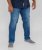 D555 Taurus Fit Stretch Jeans With Sandblasting - Jeans & broeken - Jeans & Broeken Grote Maten Heren