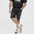 North Latitude 51336 denim shorts zwart - Korte broeken - Grote Maten Korte Broeken Heren
