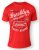 D555 NEAL Brooklyn Crew Neck T-Shirt Red - T-shirts - Grote Maten T-shirts Heren