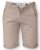 D555 COLTEN Stretch Cotton Chino Short Beige - Korte broeken - Grote Maten Korte Broeken Heren