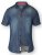 D555 DESTIN Twin Pocket Short Sleeve Vintage Denim Shirt - Overhemden - Overhemden Grote Maten Heren