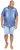 D555 DESTIN Twin Pocket Short Sleeve Vintage Denim Shirt - Overhemden - Overhemden Grote Maten Heren