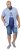 D555 JAIDEN Short Sleeve Shirt & T-shirt Combo - Overhemden - Overhemden Grote Maten Heren