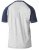 D555 HIRALDO T-Shirt Grey/Navy - T-shirts - Grote Maten T-shirts Heren