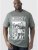 D555 RUEBEN NY City Print T-Shirt Khaki - T-shirts - Grote Maten T-shirts Heren