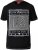 D555 OAKLEY LA Geometric Print Crew Neck T-Shirt Black - T-shirts - Grote Maten T-shirts Heren