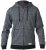 D555 Romney Full Zipper Hoodie Charcoal - Sweaters & hoodies - Sweaters & Hoodies Grote Maten Heren