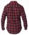 D555 Lawton LS Flannel Shirt Red - Overhemden - Overhemden Grote Maten Heren