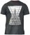 D555 Rox T-shirt Charcoal - T-shirts - Grote Maten T-shirts Heren