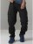 D555 Nelson Stretch Tapered Cargo Pants Black - Jeans & Broeken - Jeans & Broeken Grote Maten Heren