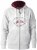 D555 Gabriel Athletic Zip Hoodie Grey - Sweaters & hoodies - Sweaters & Hoodies Grote Maten Heren
