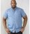 D555 Limburg Short Sleeve Shirt Blue - Overhemden - Overhemden Grote Maten Heren