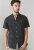 D555 Dwight Short Sleeve Shirt Black - Overhemden - Overhemden Grote Maten Heren