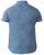 D555 Nathan Short Sleeve Shirt Blue - Overhemden - Overhemden Grote Maten Heren