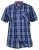 D555 Genoa Short Sleeve Shirt & T-shirt Combo - Overhemden - Overhemden Grote Maten Heren