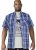 D555 Genoa Short Sleeve Shirt & T-shirt Combo - Overhemden - Overhemden Grote Maten Heren