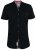 D555 Archer Collarless Shirt Black - Overhemden - Overhemden Grote Maten Heren