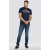 D555 Thornton Embroidery T-shirt Navy - T-shirts - Grote Maten T-shirts Heren