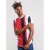 D555 Bancroft T-shirt Red/Navy - T-shirts - Grote Maten T-shirts Heren