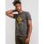D555 Stanley T-shirt Khaki - T-shirts - Grote Maten T-shirts Heren