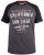 D555 Lismore Raglan Sleeve San Diego Printed T-Shirt Charcoal - T-shirts - Grote Maten T-shirts Heren