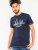 D555 Randwick San Francisco Printed T-Shirt Navy - T-shirts - Grote Maten T-shirts Heren