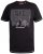 D555 Willoughby NYC Dot Printed T-Shirt Black - T-shirts - Grote Maten T-shirts Heren