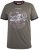 D555 Hereford Brooklyn Motorbike Printed Ringer T-Shirt Khaki - T-shirts - Grote Maten T-shirts Heren