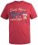 D555 Brisbane Santa Monica Route 66 Printed T-Shirt Red - T-shirts - Grote Maten T-shirts Heren