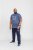 D555 DEBDEN NYC Night Skyline T-Shirt - T-shirts - Grote Maten T-shirts Heren