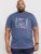 D555 DEBDEN NYC Night Skyline T-Shirt - T-shirts - Grote Maten T-shirts Heren