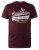 D555 Wharf California Eagle Printed T-Shirt Burgundy - T-shirts - Grote Maten T-shirts Heren