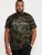 D555 Sullivan Ao Camo T-Shirt With Chest Print - T-shirts - Grote Maten T-shirts Heren