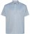 North Latitude 61116 Gemêleerd Piqué Shirt Korte Mouw Blauw - Polo shirts - Grote Maten Poloshirts Heren
