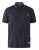 D555 Battersea Polo Shirt With Chest Embroidery Navy - Polo shirts - Grote Maten Poloshirts Heren