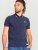D555 Sloane Polo Shirt With Chest Embroidery Navy - Polo shirts - Grote Maten Poloshirts Heren