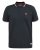 D555 Kirby Birdseye Pique Polo Black - Polo shirts - Grote Maten Poloshirts Heren