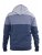 D555 Columbus Cut And Sew Panelled Zip Through Hoody Blue - Sweaters & hoodies - Sweaters & Hoodies Grote Maten Heren