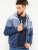 D555 Columbus Cut And Sew Panelled Zip Through Hoody Blue - Sweaters & hoodies - Sweaters & Hoodies Grote Maten Heren