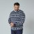 North Latitude 63144 Fjell Reindeer Knit Navyblauw - Sweaters & hoodies - Sweaters & Hoodies Grote Maten Heren