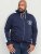 D555 Eaton Full Zip Hoodie Navy - Sweaters & hoodies - Sweaters & Hoodies Grote Maten Heren