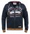 D555 Flanders Full Zip Hoody With Chest Print - Sweaters & hoodies - Sweaters & Hoodies Grote Maten Heren