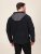 D555 Damien Micro Fleece Zip Through Hoody Zwart/Grijs - Sweaters & hoodies - Sweaters & Hoodies Grote Maten Heren