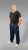 20 Nodi Libeccio Long Leg Sports Pants in Combed Cotton Jersey Navy - Joggingbroeken & shorts - Joggingbroeken & Shorts Heren Grote Maten