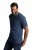 JP1880 702415 T-shirt met V-hals Middenblauw gemêleerd - T-shirts - Grote Maten T-shirts Heren