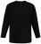 JP1880 702555 Henley T-shirt met lange mouwen Zwart - T-shirts - Grote Maten T-shirts Heren
