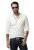 JP1880 702555 Henley T-shirt met lange mouwen Wit - T-shirts - Grote Maten T-shirts Heren